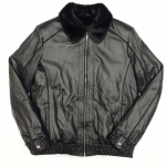 Куртка мужская кожаная  Артикул ОДМ-360. Вид 1