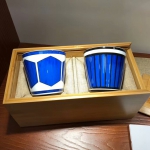 Набор из 2-х стаканов в деревянной коробке Hermes Артикул LUX-22165. Вид 1