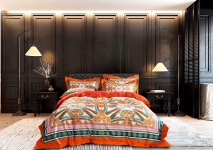 Комплект постельного белья Hermes Артикул LUX-19738. Вид 1