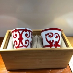 Набор из 2-х стаканов в деревянной коробке Hermes Артикул LUX-22166. Вид 1