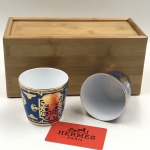 Набор из 2-х стаканов в деревянной коробке Hermes Артикул LUX-22164. Вид 3