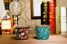 Набор из 2-х стаканов в деревянной коробке Hermes Артикул LUX-22167. Вид 1