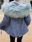 Парка женская MR AND MRS FURS Артикул LUX-21380. Вид 2
