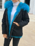Парка женская MR AND MRS FURS Артикул LUX-21374. Вид 2