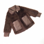 Дубленка женская двухсторонняя  Артикул LUX-23623. Вид 2