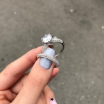 Пара колец  Артикул LUX-26320. Вид 2