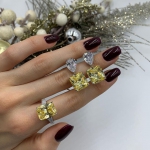 Серьги  Артикул LUX-25369. Вид 2