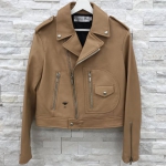 Куртка женская кожаная Christian Dior Артикул LUX-18301. Вид 1