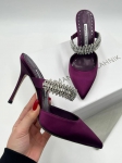 Атласные мюли Lutara Manolo Blahnik Артикул LUX-82529. Вид 2