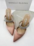Атласные мюли Lutara Manolo Blahnik Артикул LUX-82527. Вид 2
