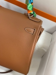 Сумка женская Kelly, 28, PHW swift leather Hermes Артикул LUX-82720. Вид 10