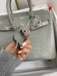 Сумка женская Birkin, 30 cm Crocodile Niloticus Mat  Hermes Артикул LUX-82953. Вид 8