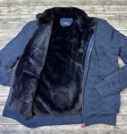 Кардиган вязаный на меху Kiton Артикул LUX-83212. Вид 3