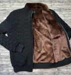 Кардиган вязаный на меху Kiton Артикул LUX-83211. Вид 3