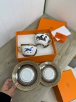 Чайная пара Hermes Артикул LUX-83577. Вид 1
