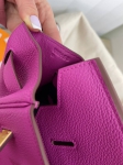 Сумка женская  Birkin, 35 GHW Magnolia color Hermes Артикул LUX-84229. Вид 8