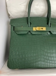 Сумка женская Birkin, 30 cm Crocodile Niloticus Mat Hermes Артикул LUX-84343. Вид 2