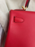 Сумка женская Kelly, 28, GHW  swift leather Hermes Артикул LUX-84463. Вид 3