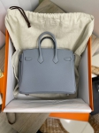 Сумка женская  Birkin, 25 cm, PHW Hermes Артикул LUX-84461. Вид 4