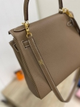 Сумка женская Kelly, 28, Togo, GHW Etoupe color Hermes Артикул LUX-84784. Вид 9