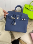 Сумка женская Birkin, 25, PHW Hermes Артикул LUX-84785. Вид 1