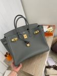 Сумка женская  Birkin, 35 GHW Bleu Orage color Hermes Артикул LUX-85164. Вид 1