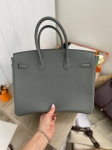 Сумка женская  Birkin, 35 GHW Bleu Orage color Hermes Артикул LUX-85164. Вид 3
