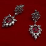 Серьги  Артикул LUX-85205. Вид 1