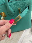 Сумка женская Birkin Vert jade color 25 cm Hermes Артикул LUX-85953. Вид 3