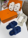 Меховые тапочки Hermes Артикул LUX-86100. Вид 1