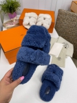 Меховые тапочки Hermes Артикул LUX-86100. Вид 5