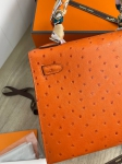  Сумка женская Kelly, 25 cm Ostrich PHW Hermes Артикул LUX-86154. Вид 4