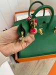 Сумка женская   Birkin , 25, GHW  swift leather Hermes Артикул LUX-86835. Вид 2