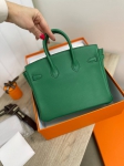 Сумка женская   Birkin , 25, GHW  swift leather Hermes Артикул LUX-86835. Вид 7