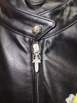 Куртка кожаная CHROME HEARTS Артикул LUX-87974. Вид 4