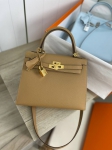 Сумка женская  Kelly, 25 cm, GHW, Epsom Hermes Артикул LUX-89318. Вид 1