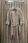 Платье льняное Brunello Cucinelli Артикул LUX-91014. Вид 1