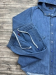 Костюм из джинсы Kiton Артикул LUX-93361. Вид 3