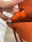 Сумка женская  Kelly, 32 cm Ostrich PHW Hermes Артикул LUX-93731. Вид 8