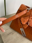 Сумка женская  Kelly, 32 cm Ostrich PHW Hermes Артикул LUX-93731. Вид 4