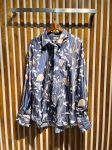 Шелковая рубашка  Brunello Cucinelli Артикул LUX-93768. Вид 1