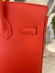  Сумка женская  Birkin, 25 cm Madame Leather Hermes Артикул LUX-93915. Вид 7