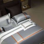 Комплект постельного белья  Hermes Артикул LUX-94084. Вид 2