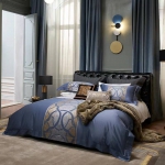 Комплект постельного белья Hermes Артикул LUX-94456. Вид 1