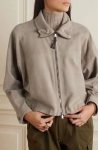 Замшевая куртка  Brunello Cucinelli Артикул LUX-94958. Вид 1