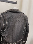 Кожаная куртка Balmain Артикул LUX-95549. Вид 2