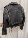 Кожаная куртка Balmain Артикул LUX-95549. Вид 3