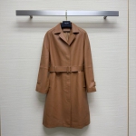 Кожаный плащ  Prada Артикул LUX-95626. Вид 1