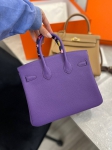 Сумка женская  Birkin 25, PHW Togo  Hermes Артикул LUX-95792. Вид 3
