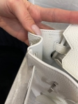 Сумка женская  Birkin 25, PHW Togo Hermes Артикул LUX-95941. Вид 4